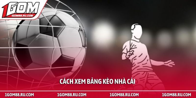 Cách xem bảng kèo nhà cái - Hướng dẫn đọc tỷ lệ bóng đá 1 Cách xem bảng kèo nhà cái